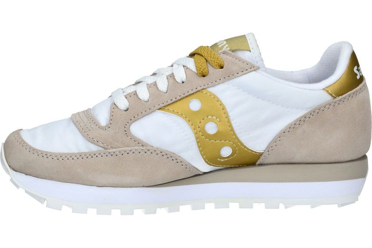 SAUCONY-JAZZ W2-BLANC/TAUPE-DAMES-0003