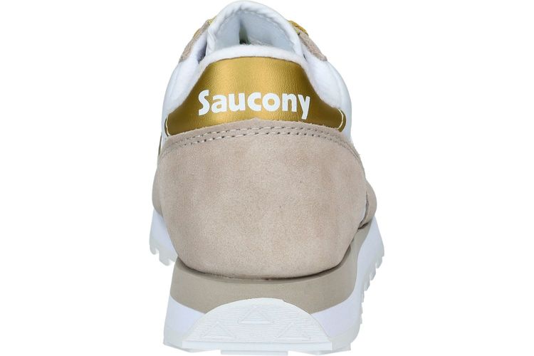 SAUCONY-JAZZ W2-BLANC/TAUPE-DAMES-0004