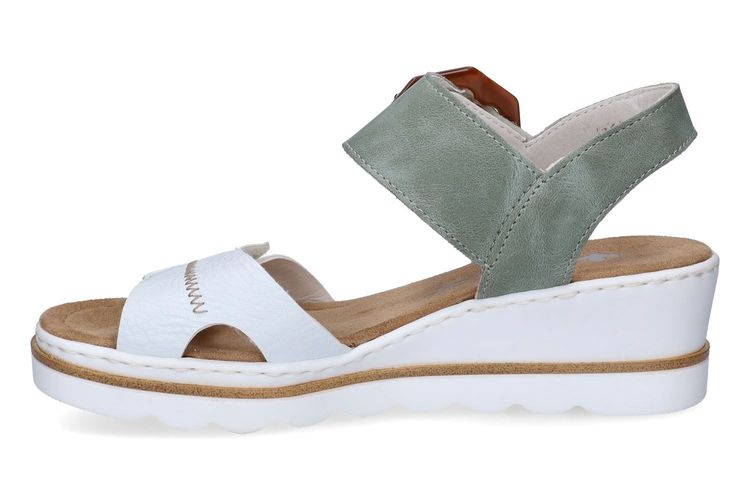 RIEKER-RAYNANS-BLANC/VERT-DAMES-0003