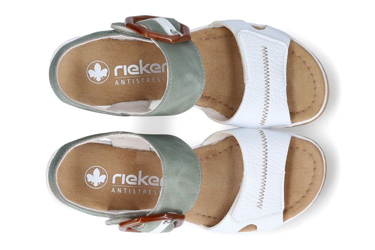 RIEKER-RAYNANS-BLANC/VERT-DAMES-0004