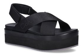 CALVIN KLEIN JEANS-FLATSLING-NOIR-DAMES-0001