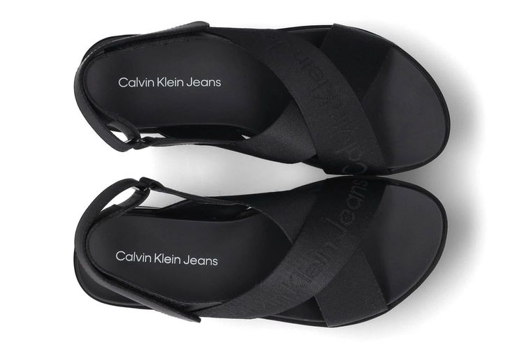 CALVIN KLEIN JEANS-FLATSLING-ZWART-DAMES-0002