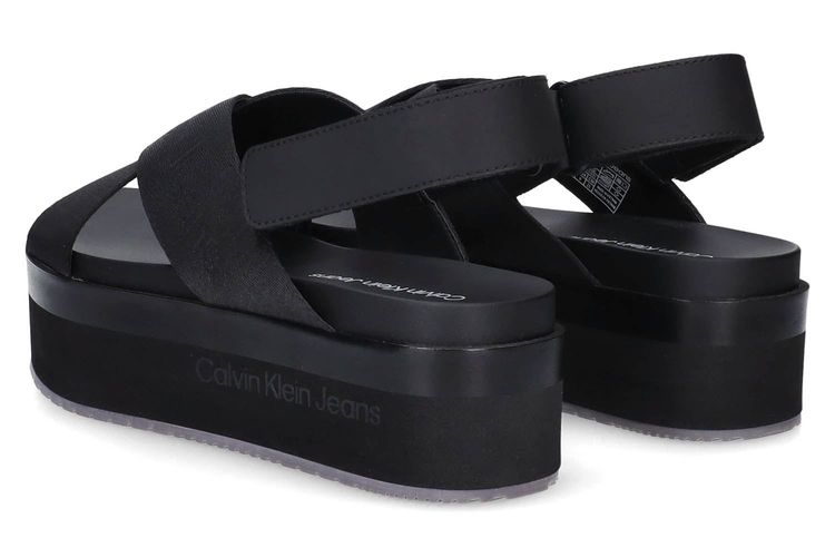 CALVIN KLEIN JEANS-FLATSLING-ZWART-DAMES-0003