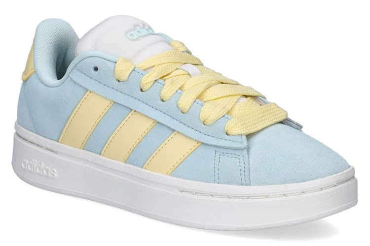 ADIDAS-COURTALPHA2-BLEU/JAUNE-DAMES-0001