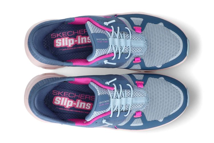 SKECHERS-SLIPIN PRO2-BLEU-DAMES-0003