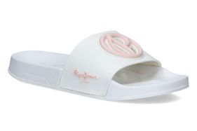 PEPE JEANS-BEACHSLIDE2-WIT-DAMES-0001