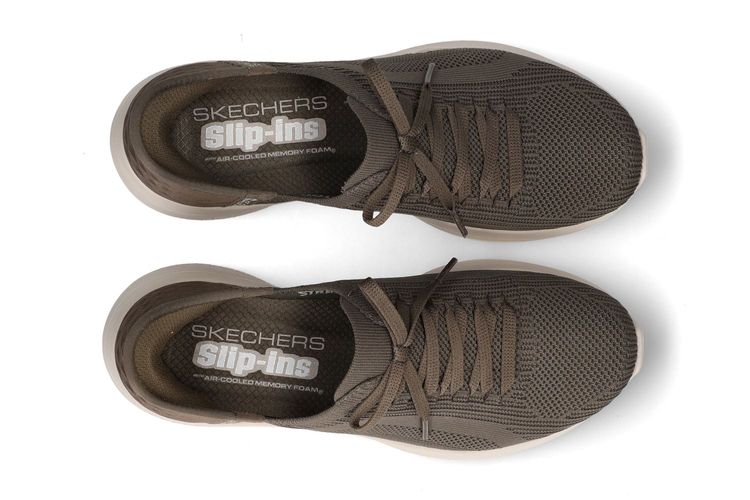 SKECHERS-BRILLI4-KAKI-DAMES-0003