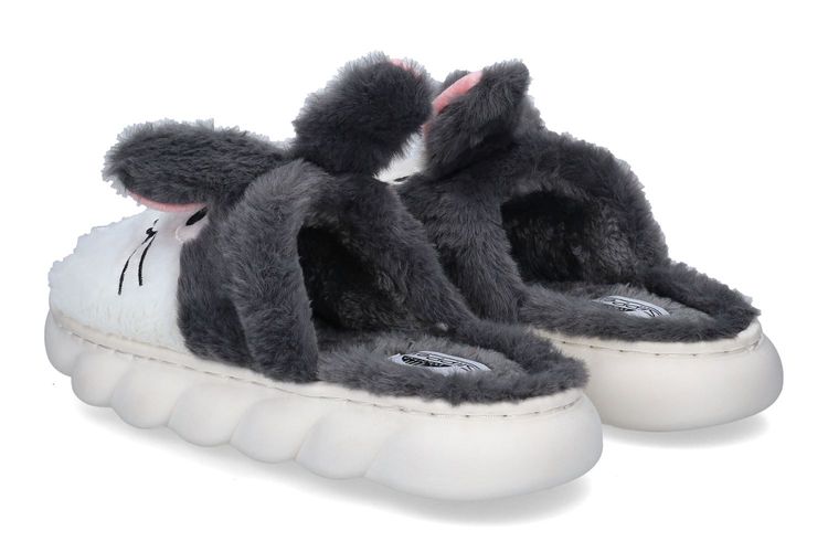 SLIPPERS MANIA-BUNNY-GREY-DAMES-0002