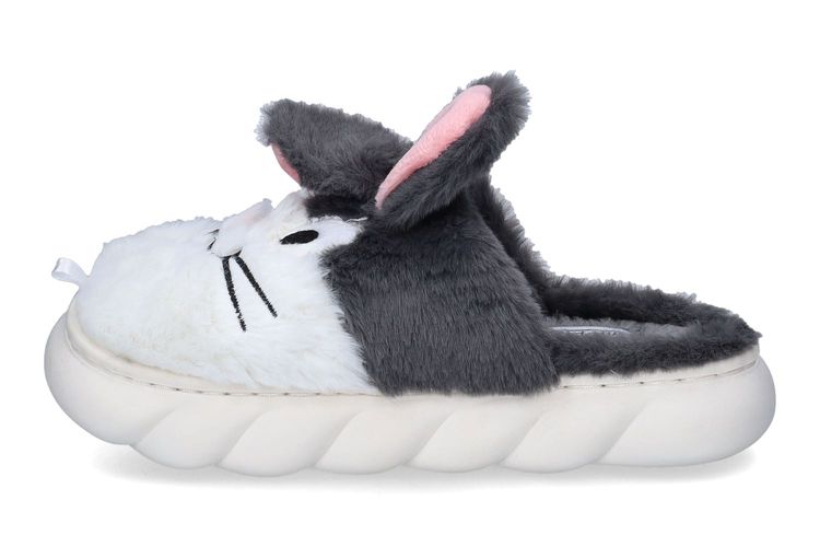 SLIPPERS MANIA-BUNNY-GREY-DAMES-0004