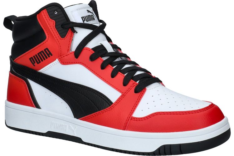 PUMA-REBOUND V62-BLANC/ROUGE-HOMMES-0001