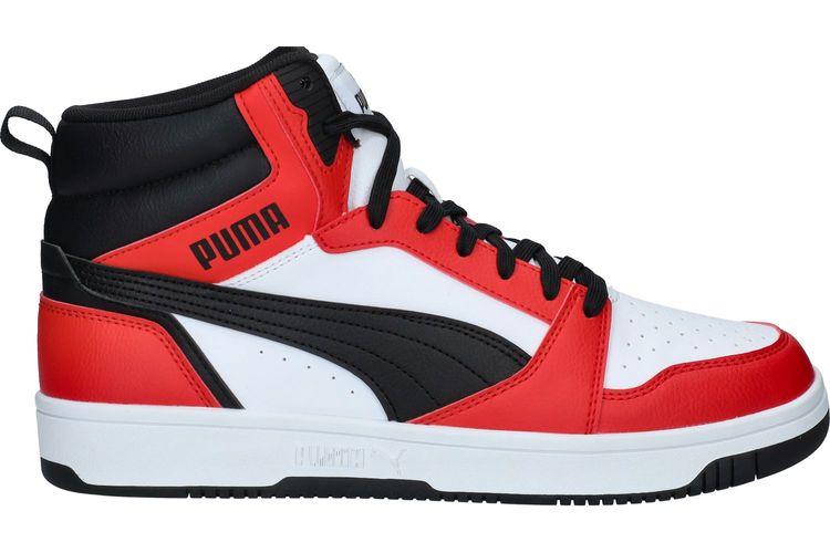 PUMA-REBOUND V62-BLANC/ROUGE-HOMMES-0005