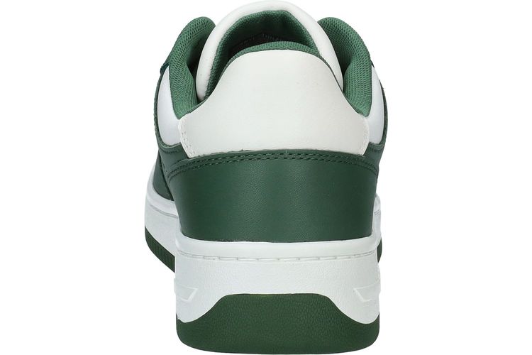 TOMMY HILFIGER-TJM BASKET-VERT/BLANC-HOMMES-0004