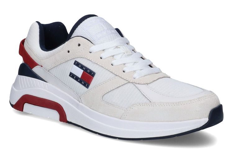 TOMMY HILFIGER-RUNNER-BLANC-HOMMES-0001