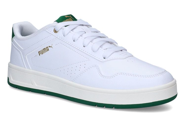 PUMA-COURTCLAS1-BLANC/VERT-HOMMES-0001