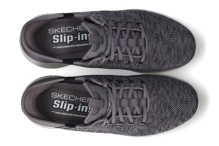 SKECHERS-SLIP IN 6-GRIJS-MEN-0003