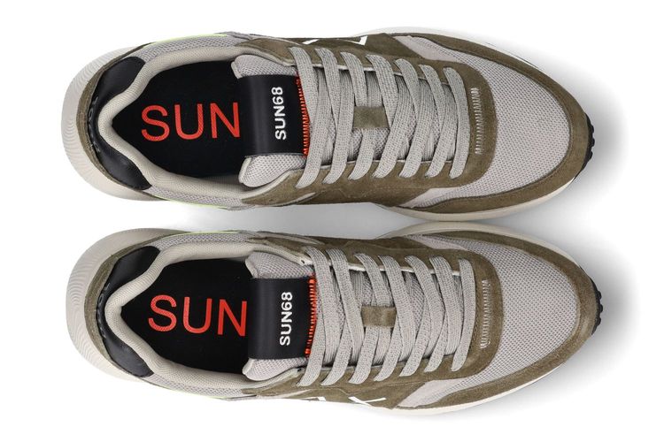 SUN68-DADDY 2-GRIJS/GROEN-MEN-0003