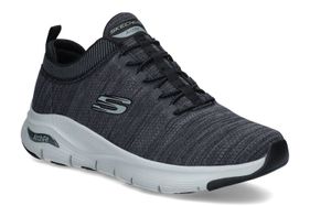 SKECHERS-ARCH FIT 1-NOIR/GRIS-HOMMES-0001