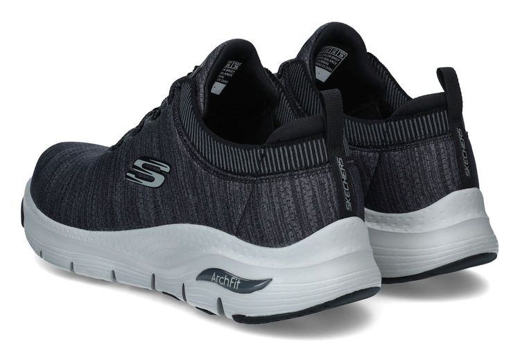 SKECHERS-ARCH FIT 1-NOIR/GRIS-HOMMES-0002