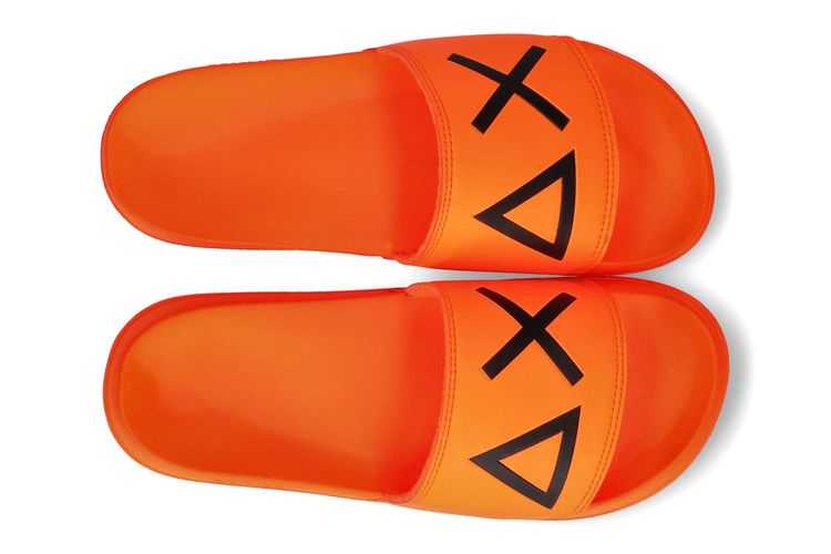 SUN68-SLIPPERS 1-ORANJE-MEN-0003