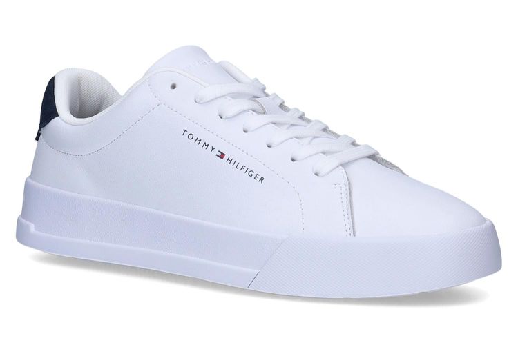 TOMMY HILFIGER-COURT GRAIN-BLANC-HOMMES-0001