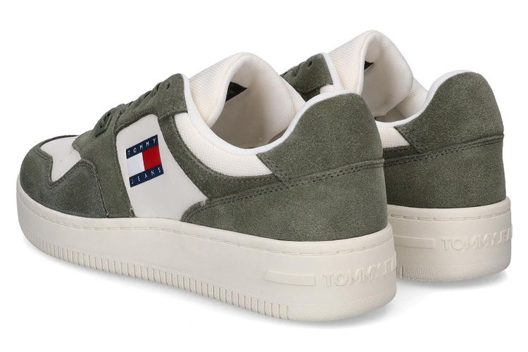 TOMMY HILFIGER-TJM BASKET1-WIT/GROEN-MEN-0002