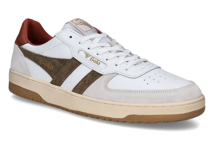 GOLA-HAWK 3-BLANC/KAKI-HOMMES-0001