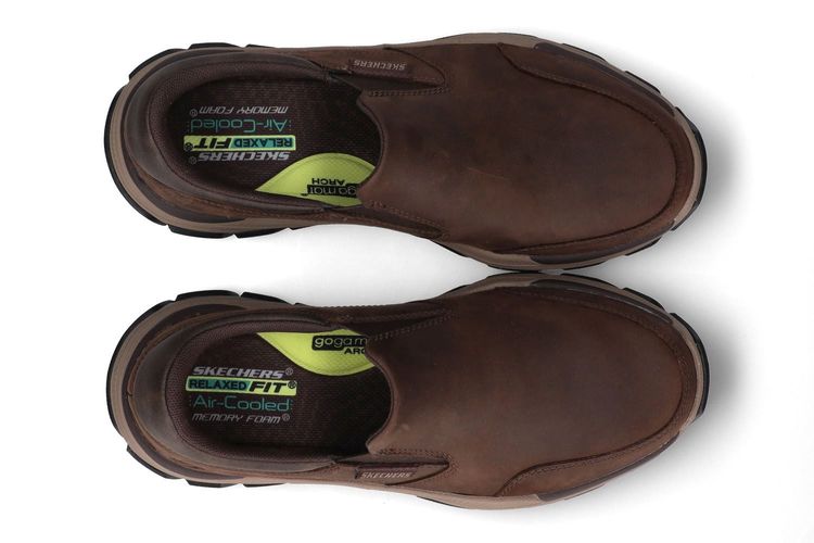 SKECHERS-RELAX FIT-KASTANJE-MEN-0003