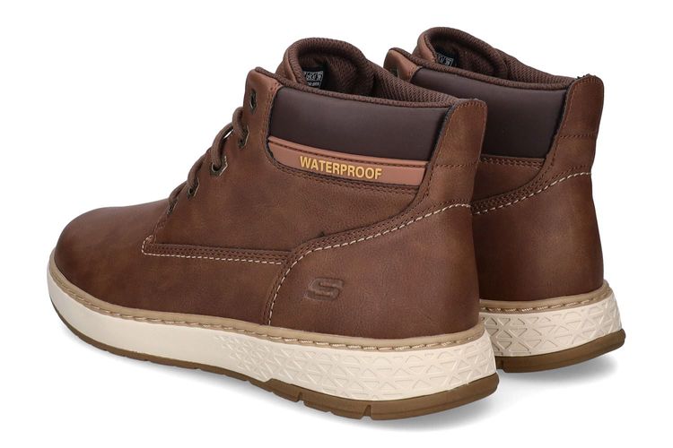 SKECHERS-GARLAN 3-COGNAC-HOMMES-0002