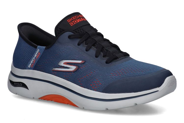 SKECHERS-GO WALK 1-NAVY-MEN-0001