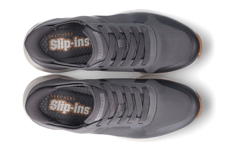 SKECHERS-SLIP INS 1-GRIS-HOMMES-0003