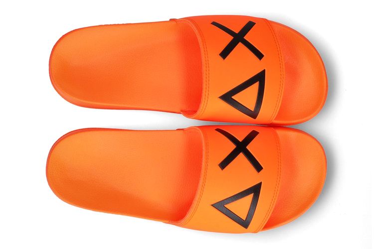 SUN68-SLIPPERS M1-ORANJE-MEN-0003