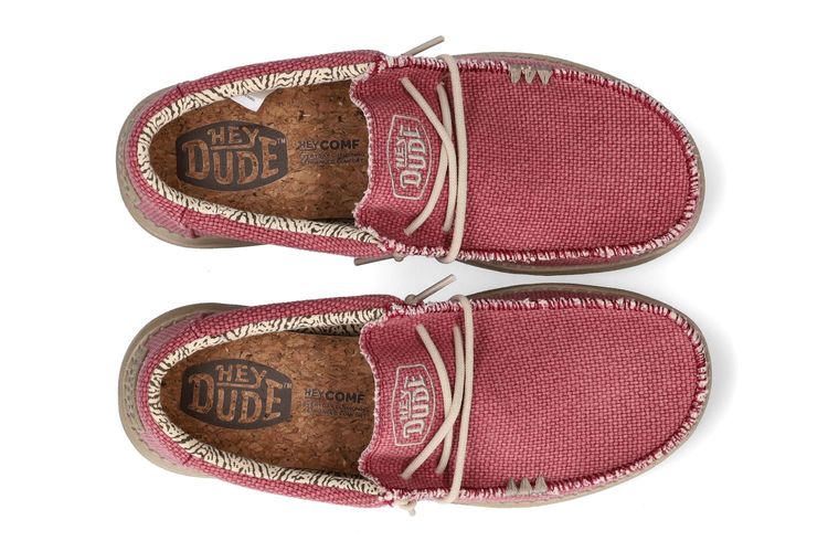 HEY DUDE-WALLY 9-ROUGE-HOMMES-0003