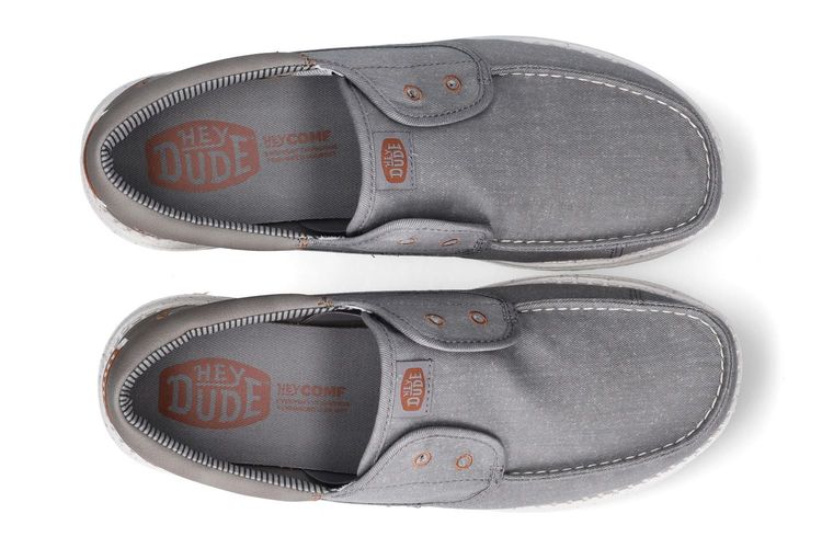 HEY DUDE-WALLY CRU 1-GRIJS-MEN-0003