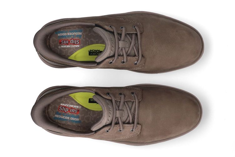 SKECHERS-SLIP INS-TAUPE-HOMMES-0003