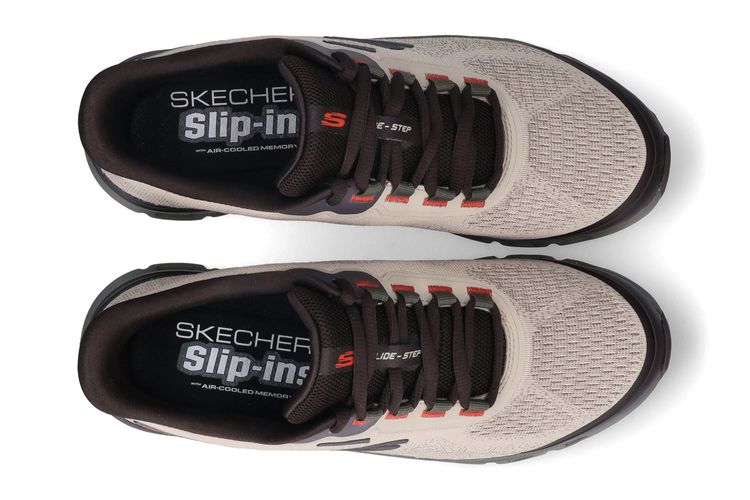 SKECHERS-GLIDE STEP5-BEIGE-HOMMES-0003