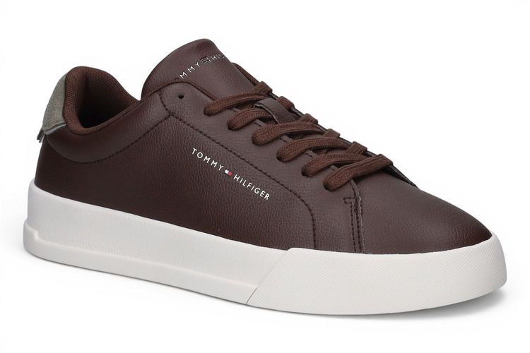 TOMMY HILFIGER-TH COURT 3-MARRON-HOMMES-0001