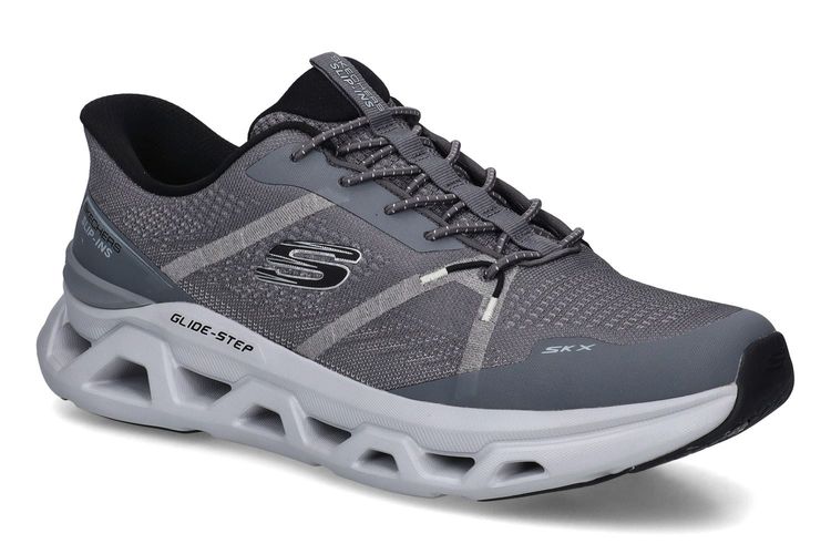SKECHERS-GLIDE STEP6-GRIS-HOMMES-0001