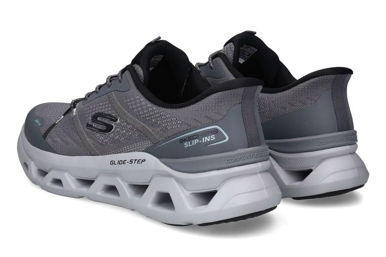 SKECHERS-GLIDE STEP6-GRIS-HOMMES-0002