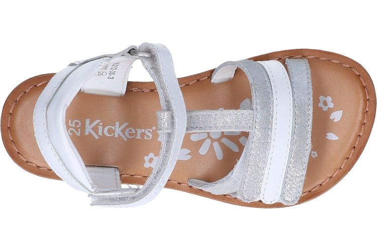 KICKERS-DIAMANTO3-WIT/ZILVER-ENFANTS-0006
