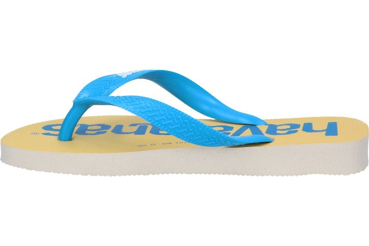 HAVAIANAS-LOGOMANIA-BLEU/JAUNE-ENFANTS-0004