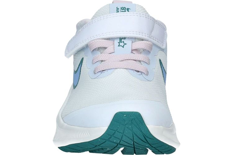 NIKE-STAR RUN4-BLANC/ROSE-ENFANTS-0002