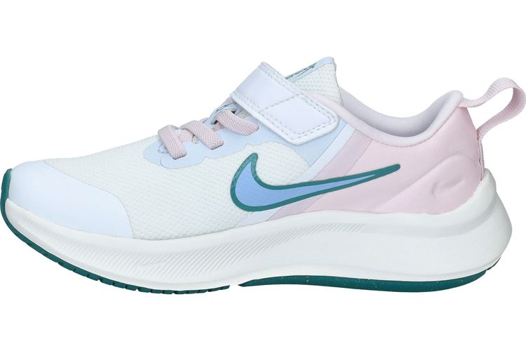 NIKE-STAR RUN4-BLANC/ROSE-ENFANTS-0003