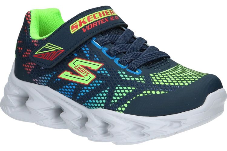 SKECHERS-VORTEX-NAVY/GREEN-ENFANTS-0001