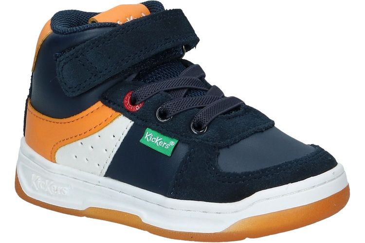 KICKERS-KICKALIEN2-MARINE/ORANGE-ENFANTS-0001