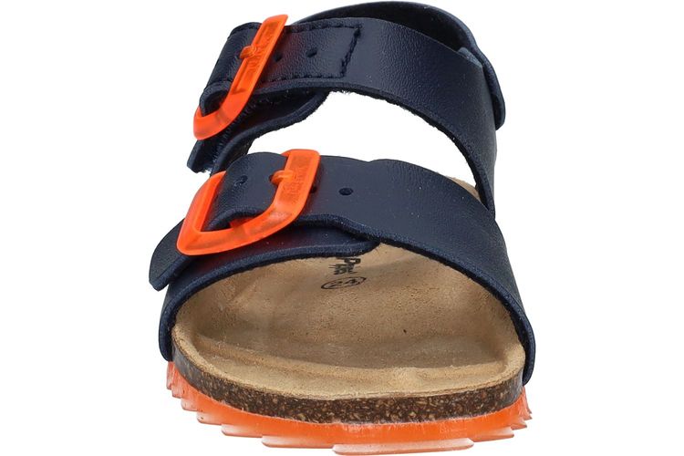 HUSH PUPPIES-DENIS 1-NAVY/ORANGE-ENFANTS-0002
