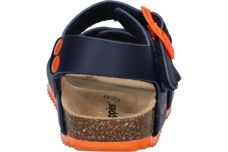 HUSH PUPPIES-DENIS 1-NAVY/ORANGE-ENFANTS-0004