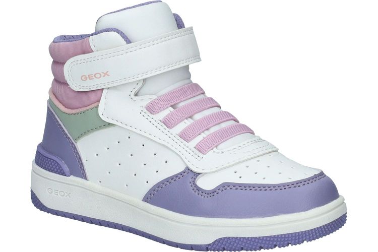 GEOX-WASHIBA HIG-BLANC/MAUVE-ENFANTS-0001