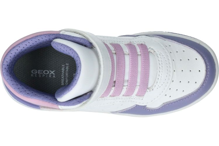 GEOX-WASHIBA HIG-BLANC/MAUVE-ENFANTS-0006