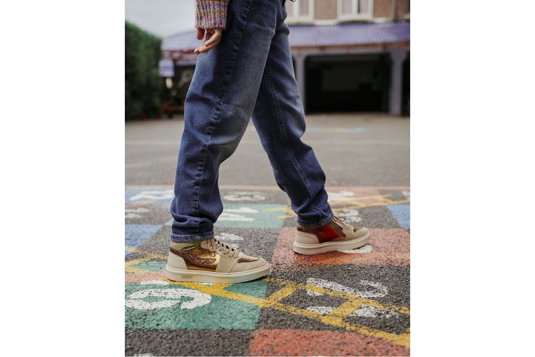 SHOE BI DOU-JESSIE T4-BEIGE/OR-ENFANTS-0007