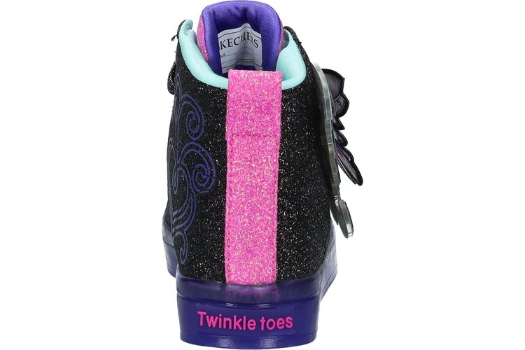 SKECHERS-TWILITE 2-NOIR/ROSE-ENFANTS-0004